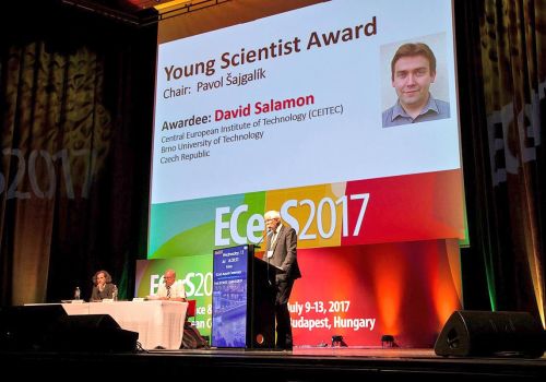 David Salamon Received The Ecers Young Scientists Award