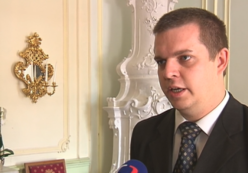Zdeněk Farka received the Young Scientist Award from the Nobel Prize winner