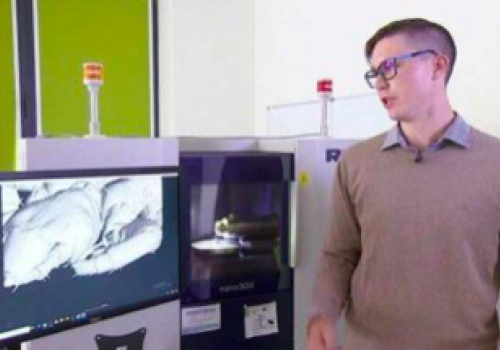 TV Report: Non-Invasive Expertise of scientists from the Laboratory of X-ray micro and nano computed tomography