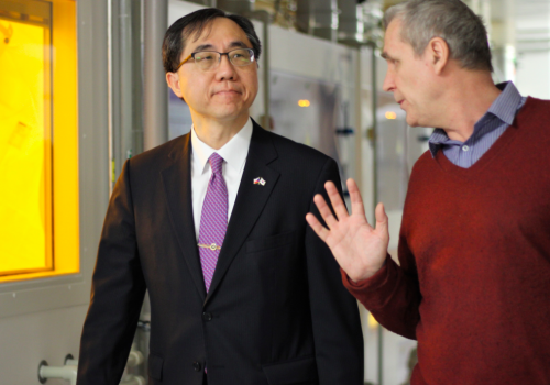 Visit of Korean Ambassador H.E. Seoung Moon At CEITEC BUT