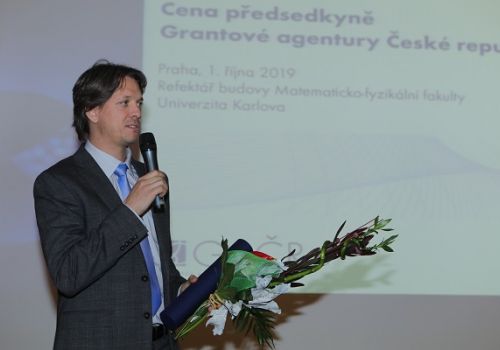Doctor Marek Mráz Received the Award of the President of the Grant Agency for Top Research