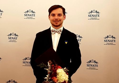 Dominik Hrebik was awarded by the Minister of Education, Youth and Sports