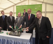 The construction of CEITEC started by laying the foundation stones
